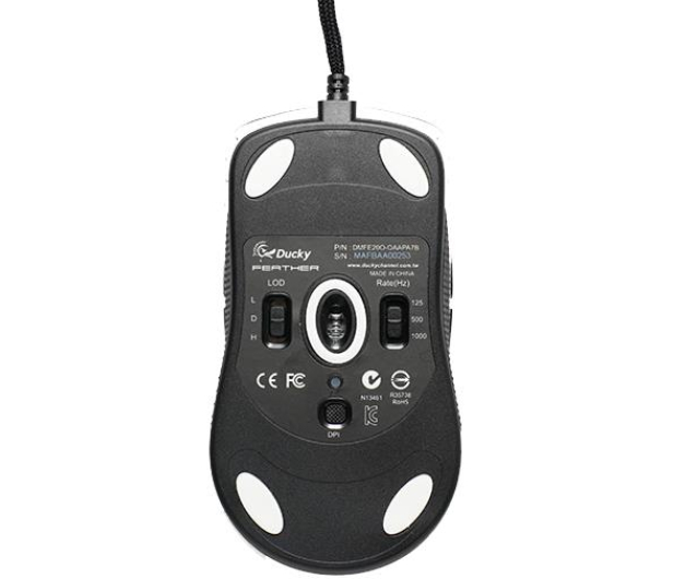 Ducky Feather Huano Switches czarno-biała DMFE20O-OAZPA7G - 658638 - zdjęcie 4
